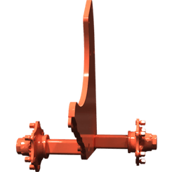 Pièces agricoles - Pièce divers - cadre de roue droite soudé -peint-