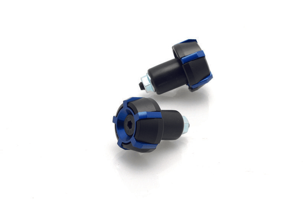 Pièces Quad & Motos - Equipement véhicule - Embouts De Guidon Aluminium V PARTS Spark Ø18mm - Noir/Bleu