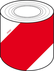 Pièces agricoles - Eclairage - Autocollant d'avertissement 141mm x 9m gauche, classe 2, DIN30710