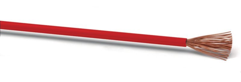 Electricité de bâtiment - Installation électrique - BOBINE FLRY50M 2,5MM² ROUGE
