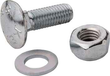 Pièces agricoles - Machines - Boulon de chariot M10 x 30 mm