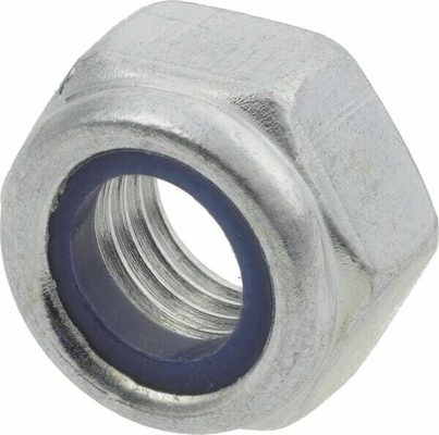 Pièces agricoles - Fasteners - Ecrou hexagonal autobloquant à bague nylon DIN985 M10x1.50 Kramp