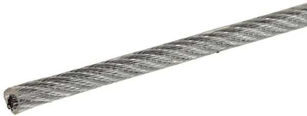 Pièces agricoles - Fasteners - Câble acier ds gaine PVC, 3 mm
