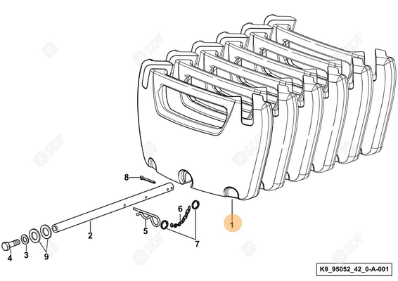 Pièces agricoles - Masses - MASSE