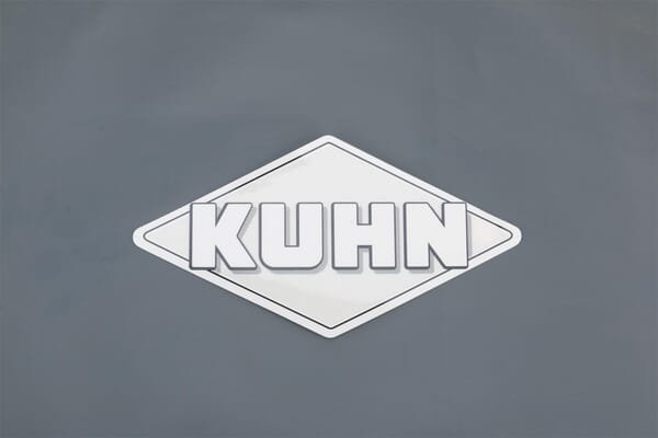 Pièces agricoles - Pièce divers - LOGO KUHN 207 BLANC/TRANSP.
