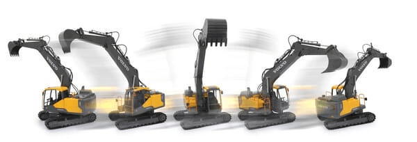 Loisirs - Jouets - Excavateur Volvo EC160E 2,4 GHz