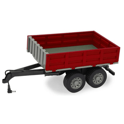 Loisirs - Jouets - Benne rouge pour RC-Tractor 1:16