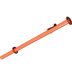 Pièces agricoles - Pièce divers - tube de retenue arrière gauche -peint-