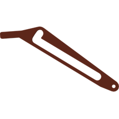 Pièces agricoles - Pièce divers - loquet peint