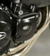 Couvre-carter droit (démarreur) R&G RACING noir Kawasaki Z750