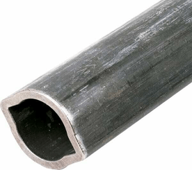 Pièces agricoles - Transmission - Tube profilé durci citron 1bH Ø ext. : 49x39,5x4,5 mm L : 1 m Walterscheid
