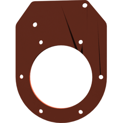 Pièces agricoles - Pièce divers - support hydr. ventilateur -peint-