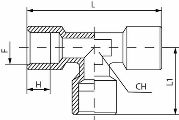 Pièces agricoles - Pièce pneumatique - Pièce en T
