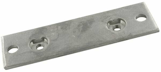 Pièces agricoles - Hydraulique - Plaque à visser inox Gr.5