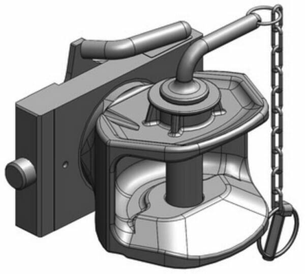 Pièces agricoles - Tracteur pièce adaptable - Chape type W200 S30 Support K1 (diamètre 31,5mm)