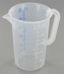 Pièces agricoles - Outils atelier - Broc doseur 0,5 litres PP