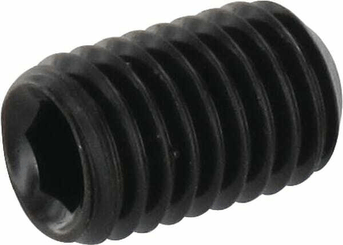 Pièces agricoles - Fasteners - Vis sans tête six pans creux bout cuvette M10x16 45H noir