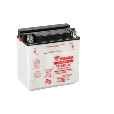 Pièces Quad & Motos - Electrique - Batterie YUASA conventionnelle sans pack acide - YB16BA-1