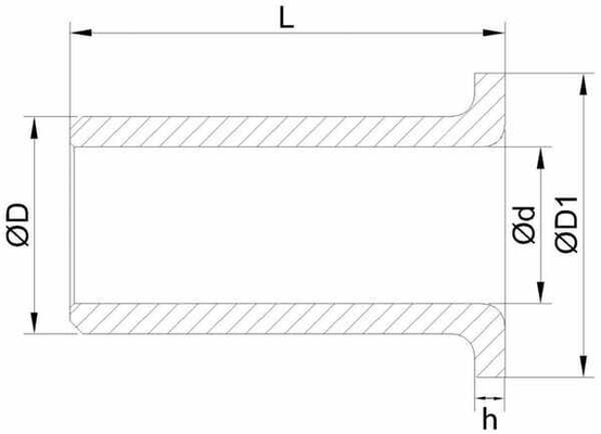 Pièces agricoles - Fasteners - Douille perçage collet 6x10x10