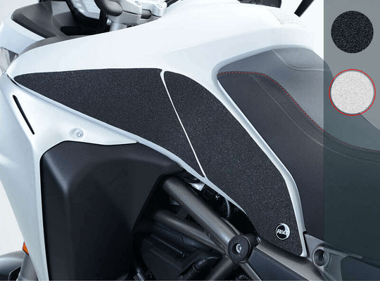 Pièces Quad & Motos - Equipement véhicule - Kit grip de réservoir R&G RACING 4 pièces translucide Ducati Multistrada Enduro