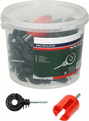 Pièces agricoles - Cloture,Jardin & Sylviculture - Isolateurs annulaires, 90 pces