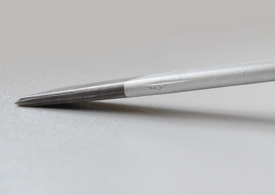 Outils - Outils divers - Burin extra-plat laqué + poignée