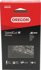 Pièces agricoles - Jardin et forêt pièce adaptable - Chaîne de tronçonneuse .325" 1,3mm 56 DL demi-ciseau Speedcut Boite Oregon