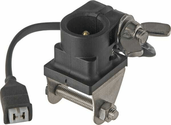 Pièces agricoles - Eclairage - Adaptateur pour collier de tube avec connecteur AMP
