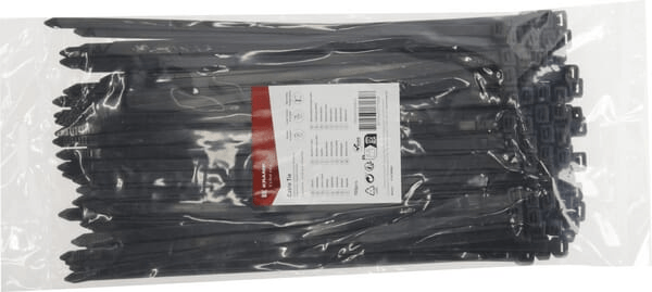 Pièces agricoles - Fasteners - Serre-câble 7.6x300mm, FW noir, 100Pcs