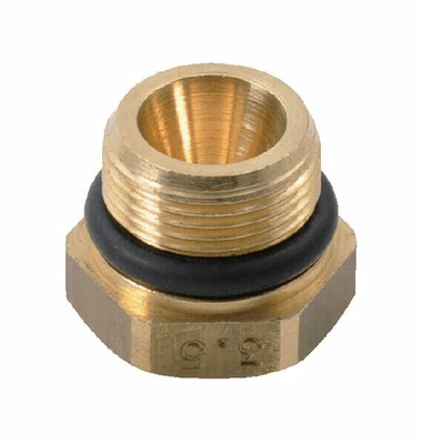 Pièces agricoles - Pièce Pulvérisateur - Buse à jet mirroir 6818 22° 3.5 dorée laiton Braglia
