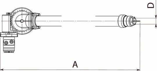 Pièces agricoles - Fertilisation & Lisier - Pistolet pivotant 4" hydr.
