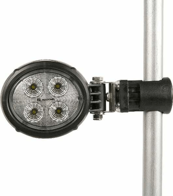 Pièces agricoles - Eclairage - Phare de travail LED rond 18W 1500lm, 10/30V, Ø 117mm faisceau large prise Deutch 6 LED Kramp