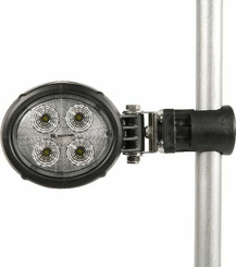 Pièces agricoles - Eclairage - Phare de travail LED rond 18W 1500lm, 10/30V, Ø 117mm faisceau large prise Deutch 6 LED Kramp