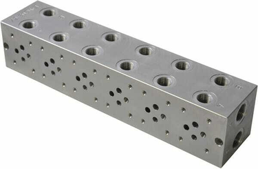 Pièces agricoles - Hydraulique - Base MRA3-6-G-Z NG6 ALU