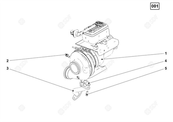 Pièces agricoles - Pieces moteur - Turbocharger