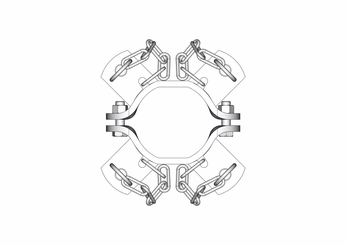 Materiels - Matériel d'élevage - autre - BRIDE TREFLE 4D D.102MM