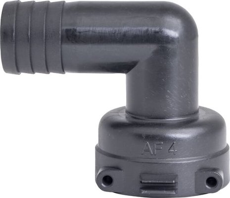 Pièces agricoles - Pièce Pulvérisateur - Raccord à fourche, femelle 90° AF4, embout de tuyau 25 mm