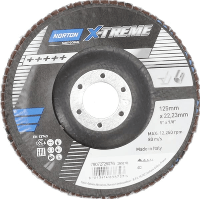 Outils - Outils divers - Disque à lamelles conique Fib X-Treme 125 mm P40