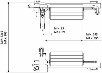 Pièces agricoles - Outils atelier - Appareil montage roue 1600 kg