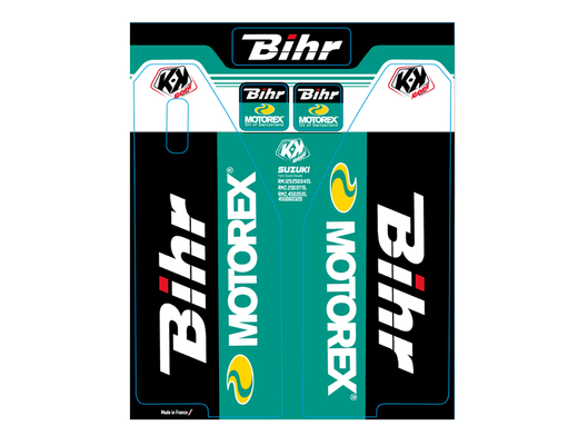 Pièces Quad & Motos - Equipement véhicule - Kit de déco de fourche Bihr/Motorex KUTVEK SUZUKI RM 125-250
