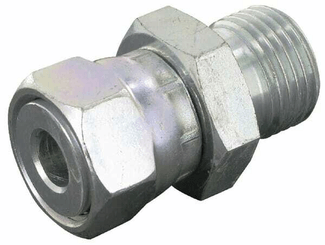 Pièces agricoles - Hydraulique - Nipple M/Fm 1/2" BSP x 13/16
