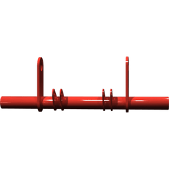 Pièces agricoles - Pièce divers - timon de levage kat3-peint-