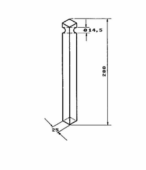 Pièces agricoles - Travail du sol - Dent de herse rotative
