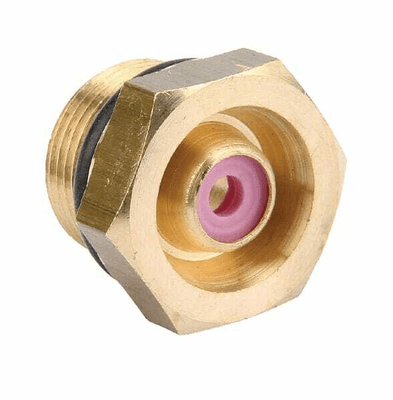Pièces agricoles - Pièce Pulvérisateur - Buse à jet plein 00HP 80° 2.5 dorée céramique Arag