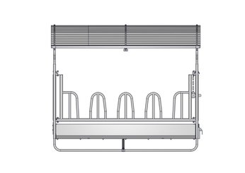 Materiels - Râtelier - PACK DE 2 RATELIER BIG BALL TYPE PTF AVEC 3 POINTS
