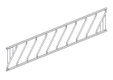 PANNEAU OBLIQUE EXPORT 9P./4.60M SANS EMBOUT