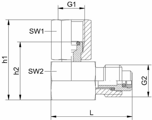 Pièces agricoles - Hydraulique - Raccord point de mesure
