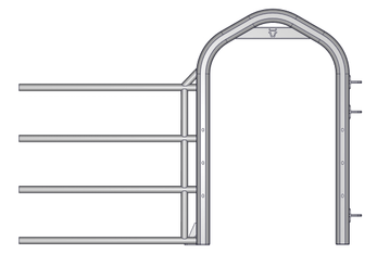 Materiels - Accessoires 50Kg-70Kg - AVANT EX4 PASSAGE LARGE SANS PORTILLON