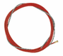Spirale interne 4m rouge 1,0-1,2