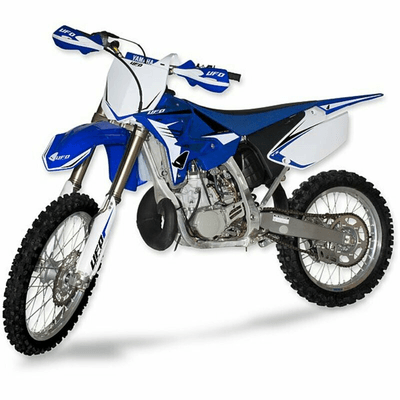 Pièces Quad & Motos - Plastiques - Kit plastique UFO réplica 4T restylé couleur origine bleu/blanc Yamaha YZ125/144/250